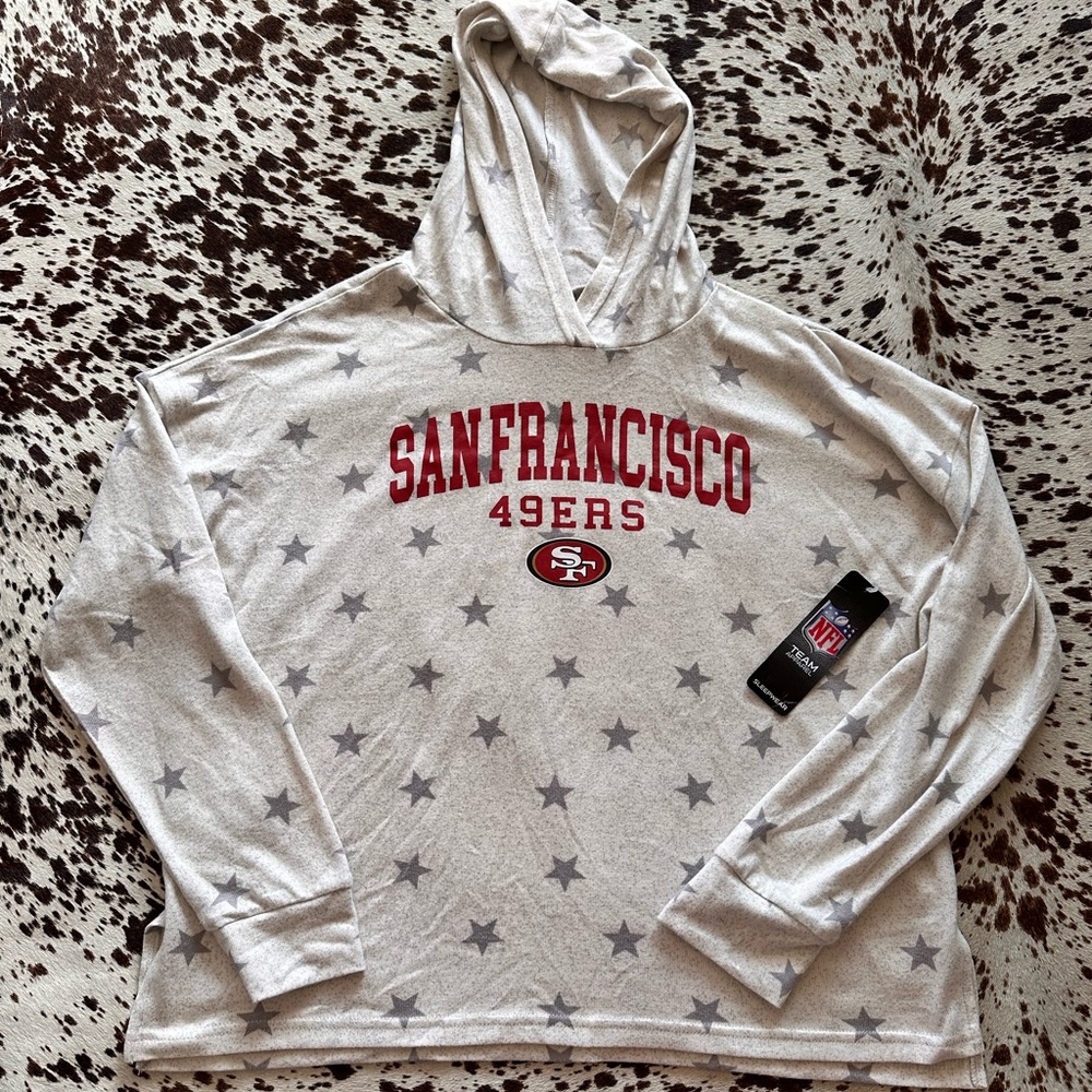 *NEW* San Francisco 49ers extra soft hoodie top